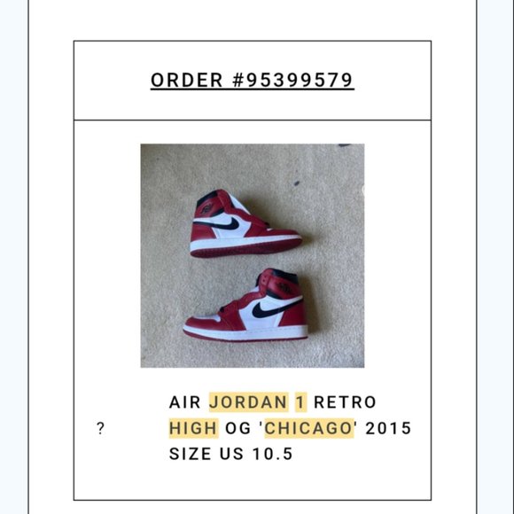Air Jordan 1 Chicago 2015(From Goat) - Picture 10 of 12